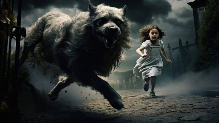 Being chased by a dog in a dream Islam