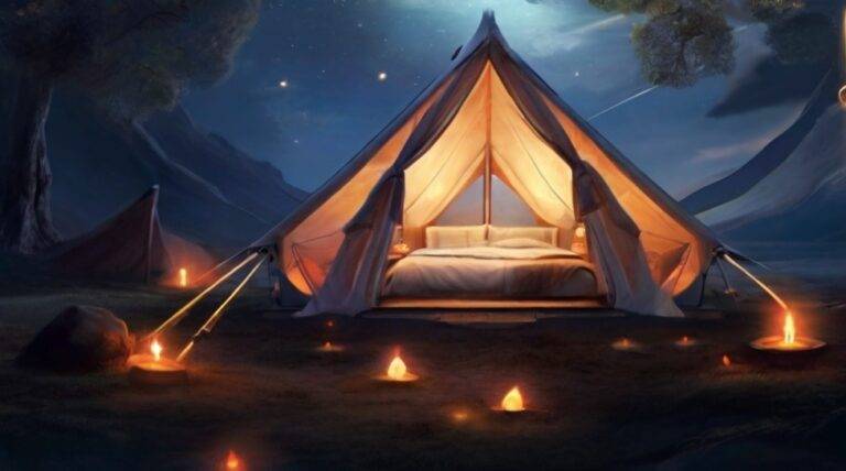 Dream of a tent