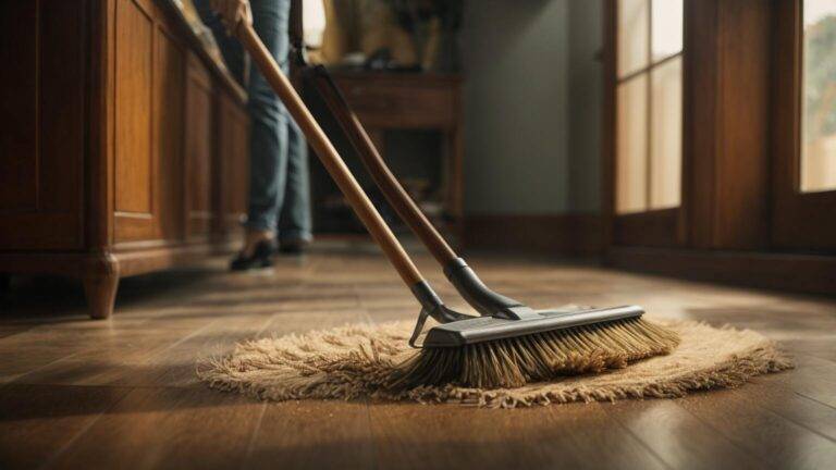 Dream of sweeping floor